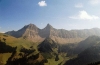 Die bekannten Berge Brenlaire und Folliéran